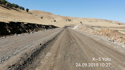 Alpaslan II Barajı Ulaşım Yolları Yapımı